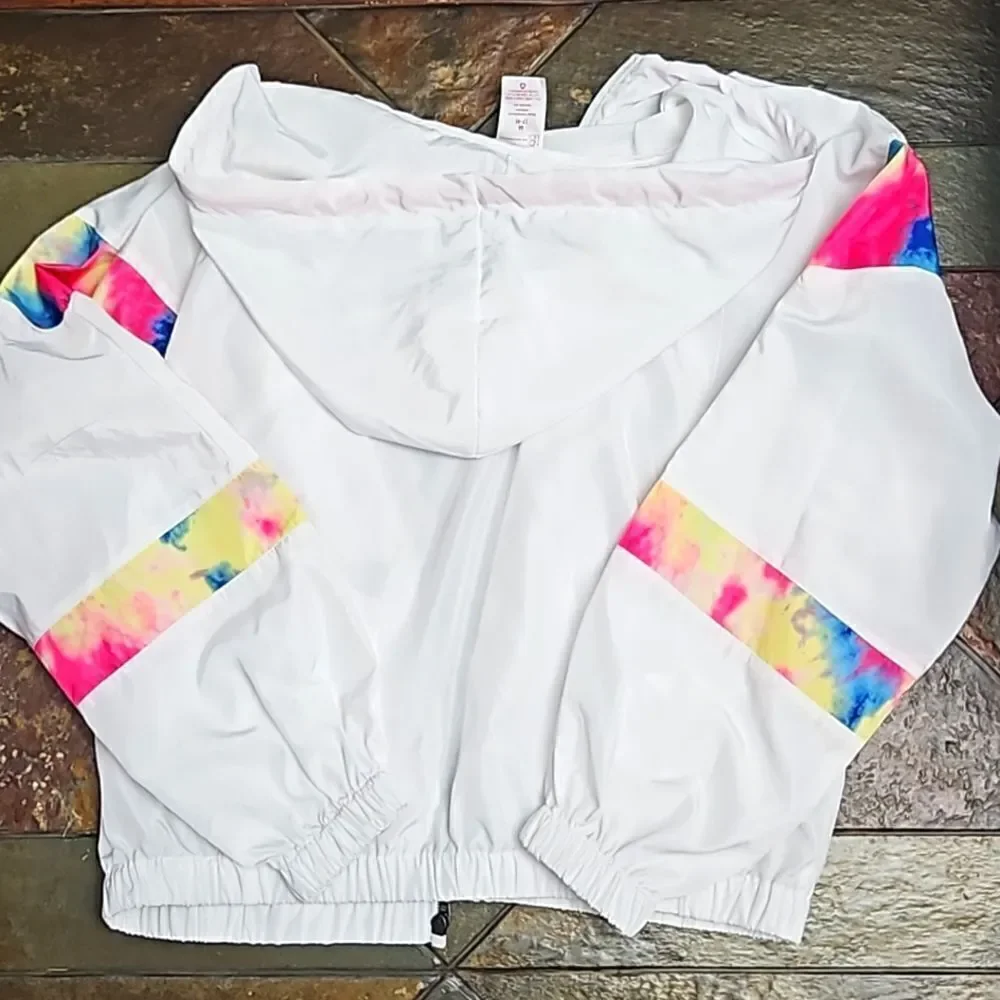 No Boundaries zip up hoodie windbreaker jacket